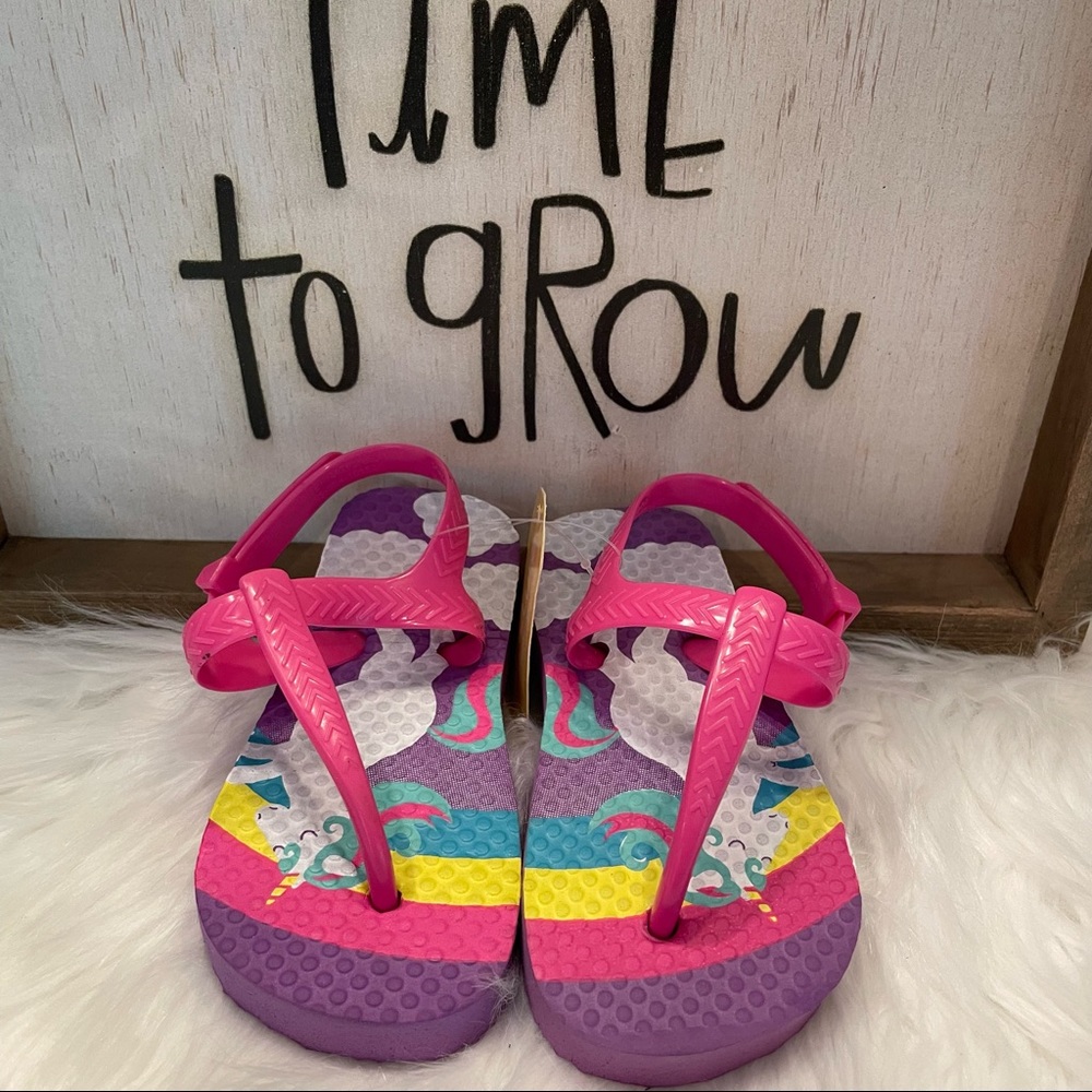Juncture Toddler Girls Unicorn Sandals Size 5/6 NWT
